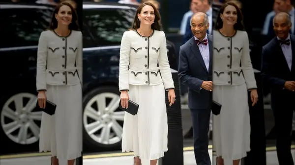 Catherine Princess of Wales in white 