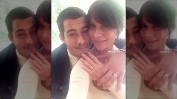 Jennifer Love Hewitt with Brian Hallisay