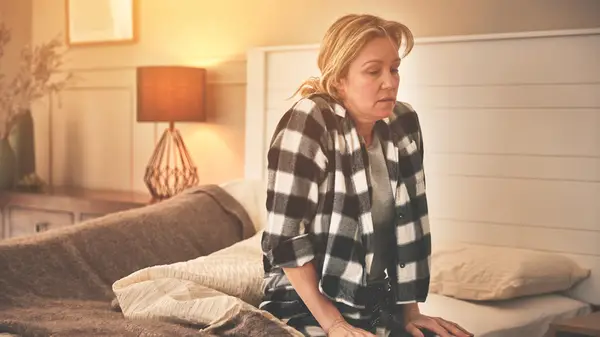 Woman unable to sleep