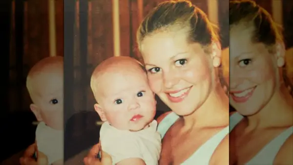 Candace Cameron Bure with her young son Lev