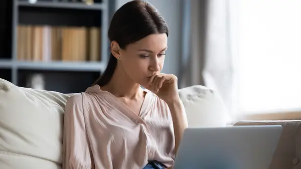 woman posting online