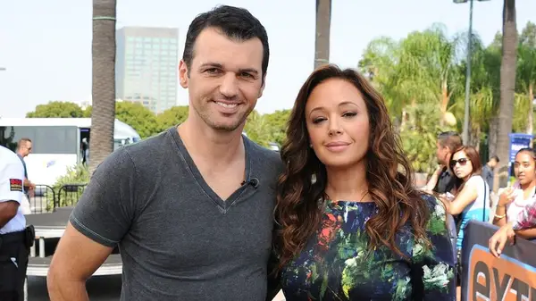 Leah Remini with Tony Dovolani in 2013
