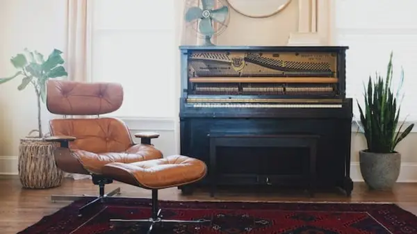 chair and piano