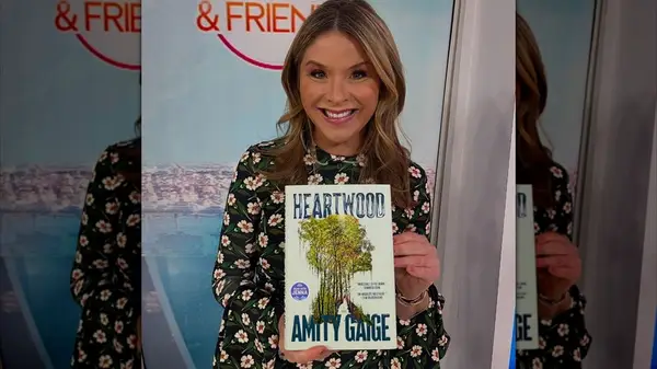 Jenna Bush Hager with Heartwood book