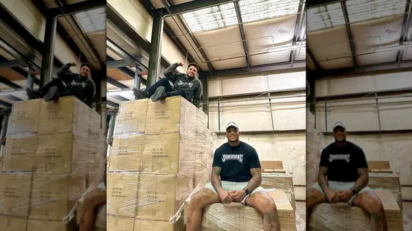 Kalaii Griffin on boxes