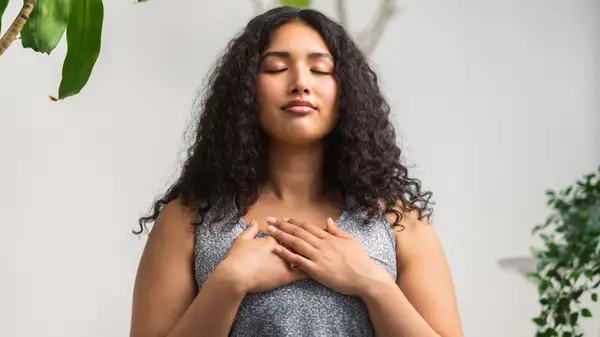 woman taking time for herself