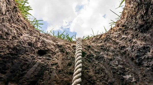 A hole in the ground