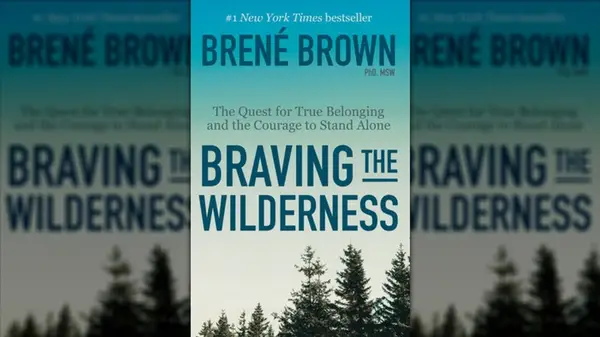 Cover of Braving the Wilderness by Brené Brown