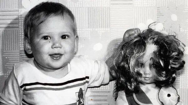 Anna Kournikova as a baby