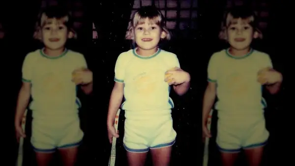 Anna Kournikova aged five