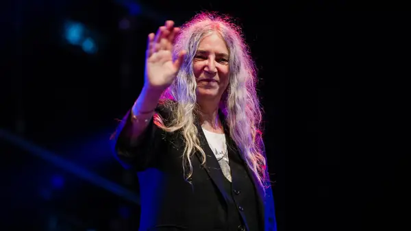 Patti Smith on stage