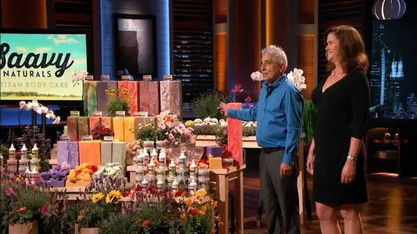 Hugo and Debra Saavedra pitching Saavy Naturals on Shark Tank Season 7