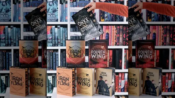 Pyramid of books from the 