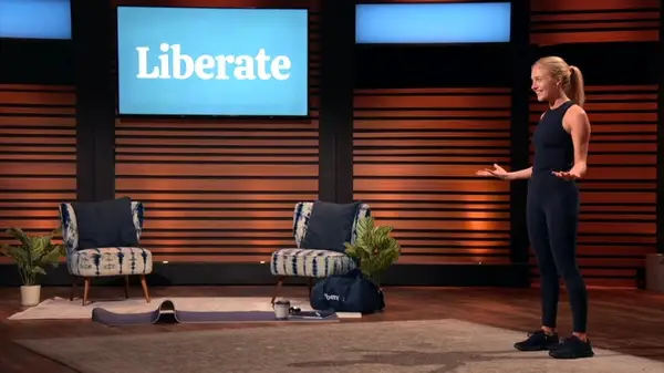 Olivia Bowser pitching Liberate on Shark Tank Season 13