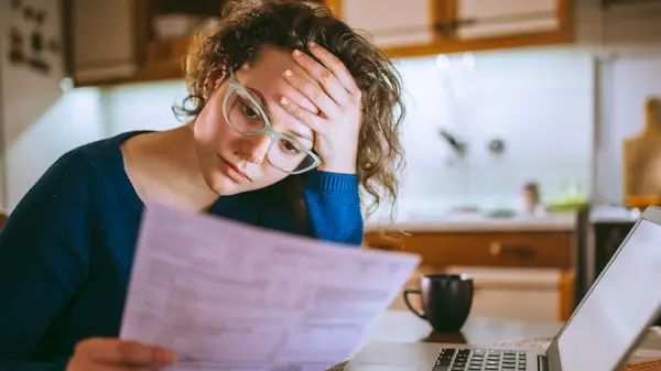 Looking over finances