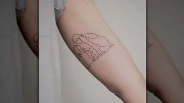 Mother/daughter tattoo