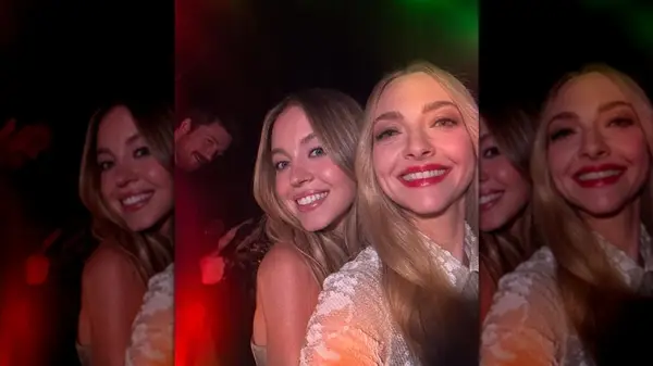 Amanda Seyfried and Sydney Sweeney take selfie at CinemaCon