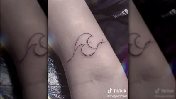Wave tattoo