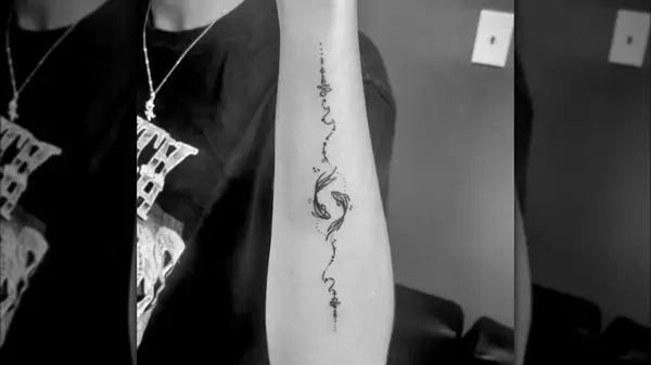 Pisces forearm a tattoo
