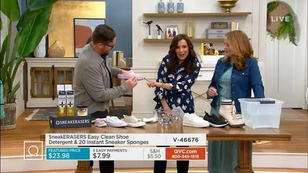 SneakERASERS on QVC
