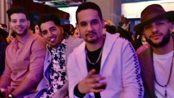 The co-founders of Muvez smiling