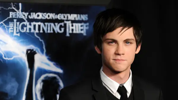 Logan Lerman at Percy Jackson and the Lightning Thief premiere