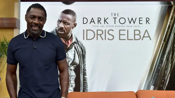 Idris Elba promoting The Dark Tower