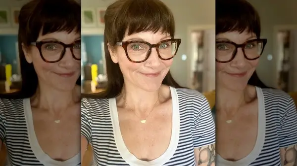 Maggie Smith smiling