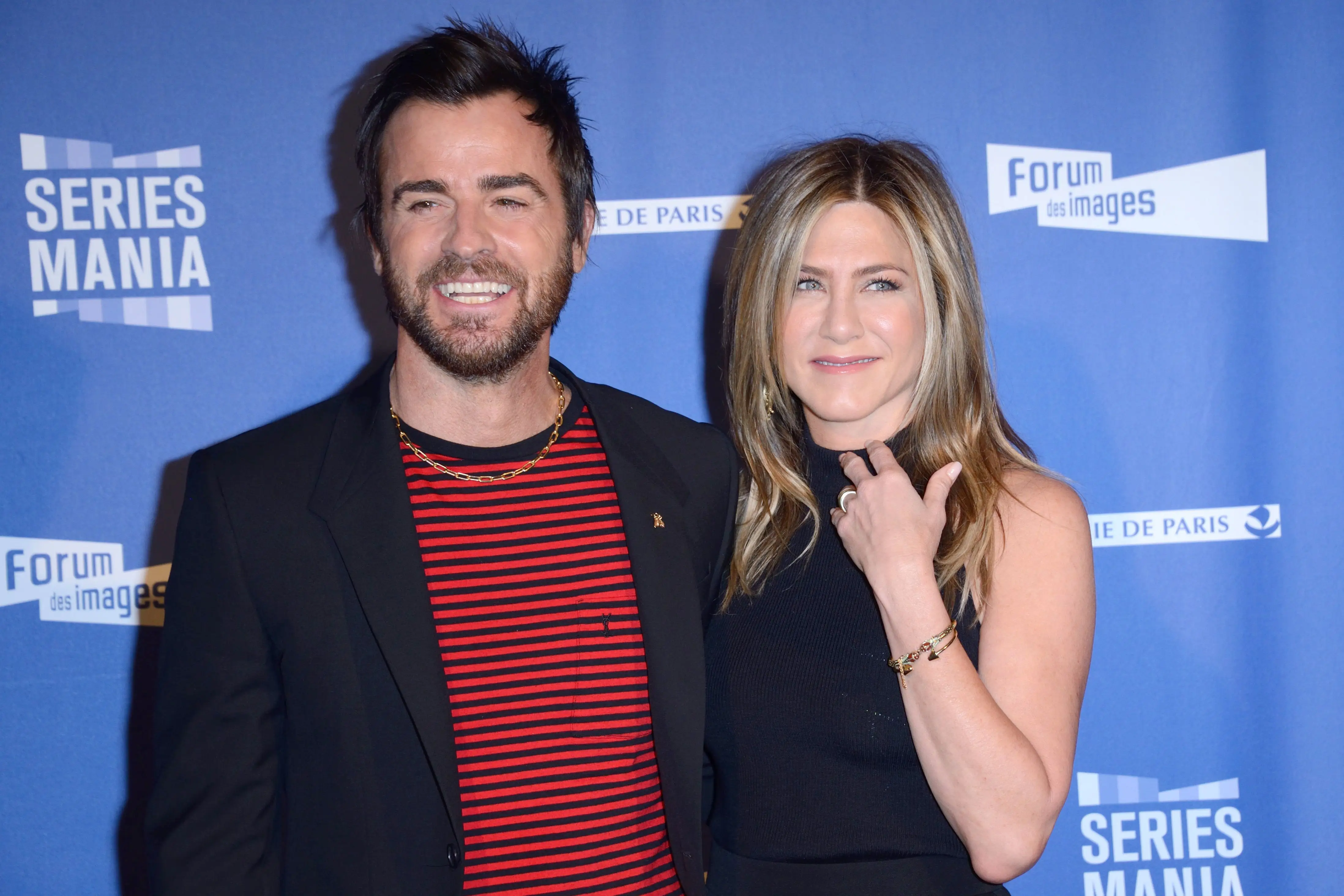 Jennifer Aniston e Justin Theroux al Series Mania Festival