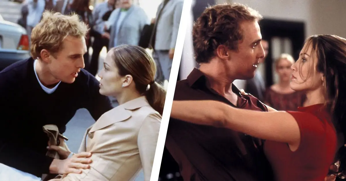 Haben sich Matthew McConaughey und Jennifer Lopez bei den Dreharbeiten zu The Wedding Planner gut verstanden?