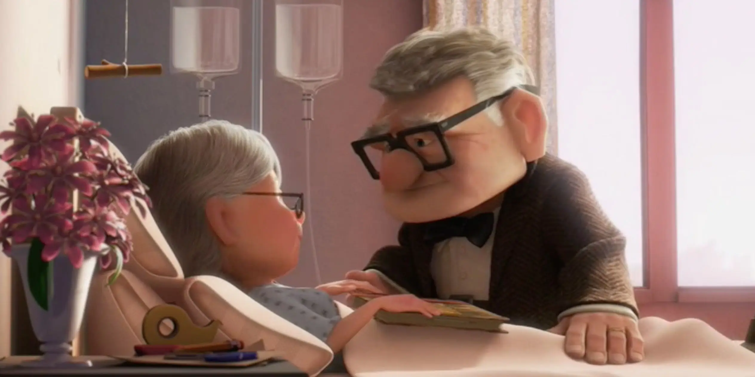 病院のカールとエリー