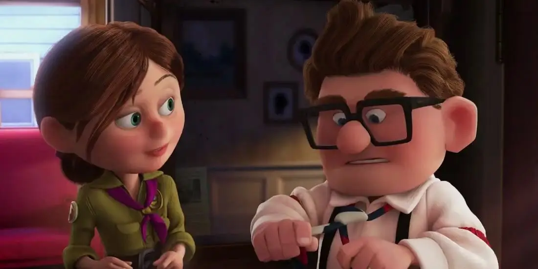 カールとエリーの結婚生活のシーケンス