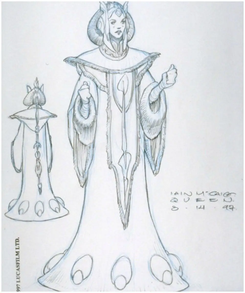 나탈리 포트만 여왕 아미달라 컨셉 아트