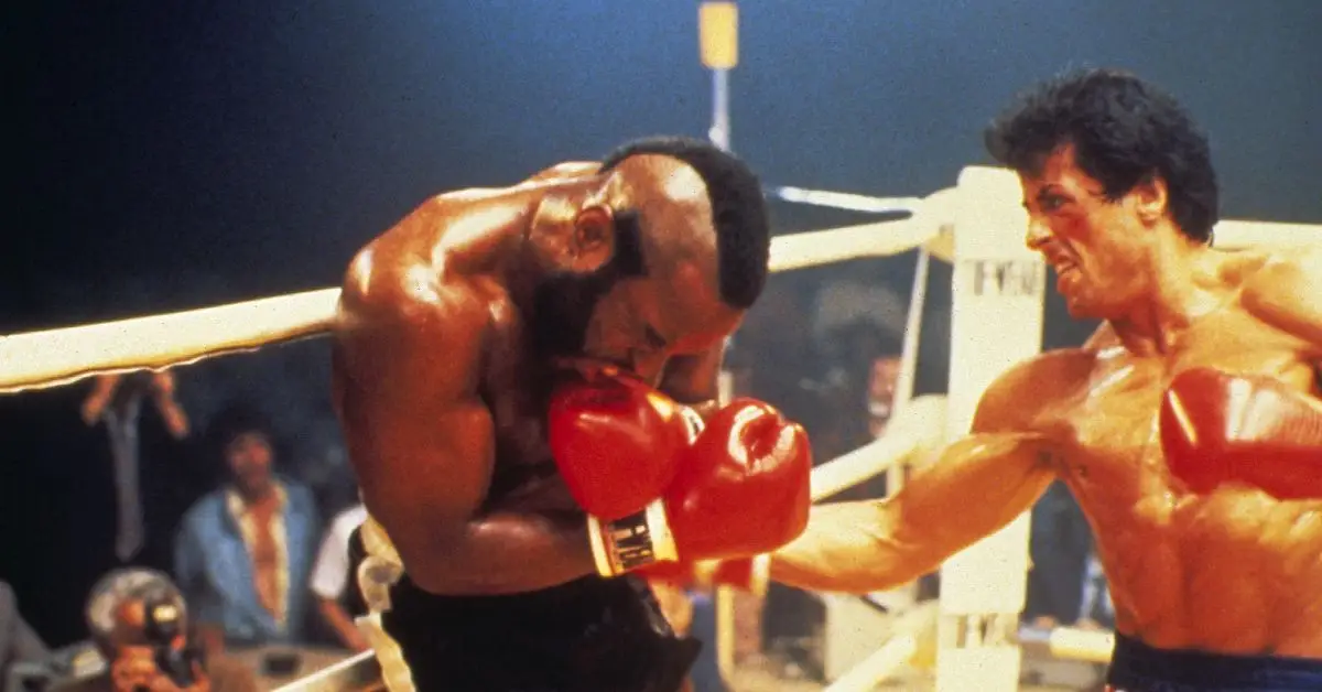 『ロッキーIII』のミスターTとシルベスター・スタローン