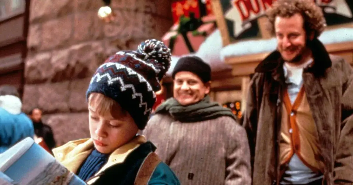 Macaulay Culkin, Joe Pesci y Daniel Stern de Solo en casa 2 Perdidos en Nueva York
