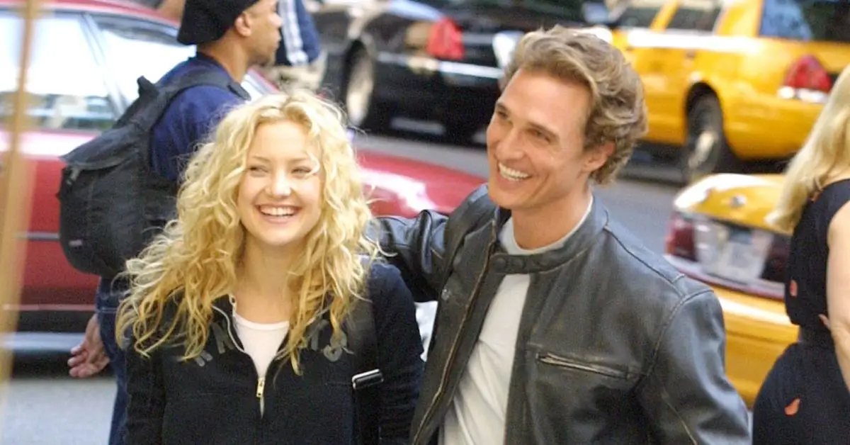 cómo perder a un chico en 10 días Matthew McConaughey y Kate Hudson en el set