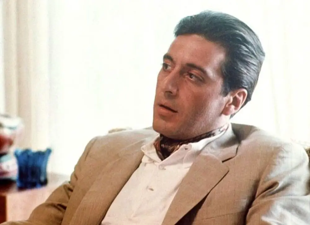 Al Pacino i brun kostymjacka