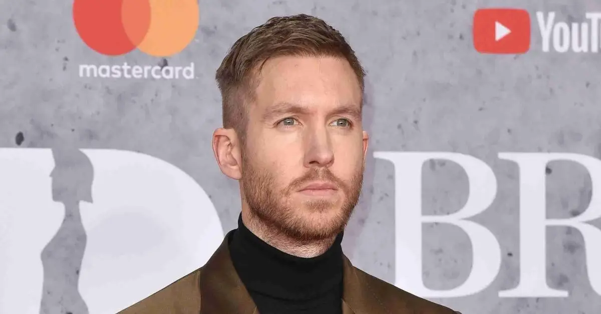 Calvin Harris sur le tapis rouge