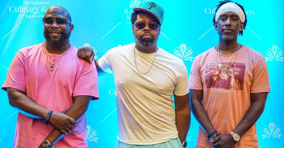 Boyz II Men no tapete vermelho