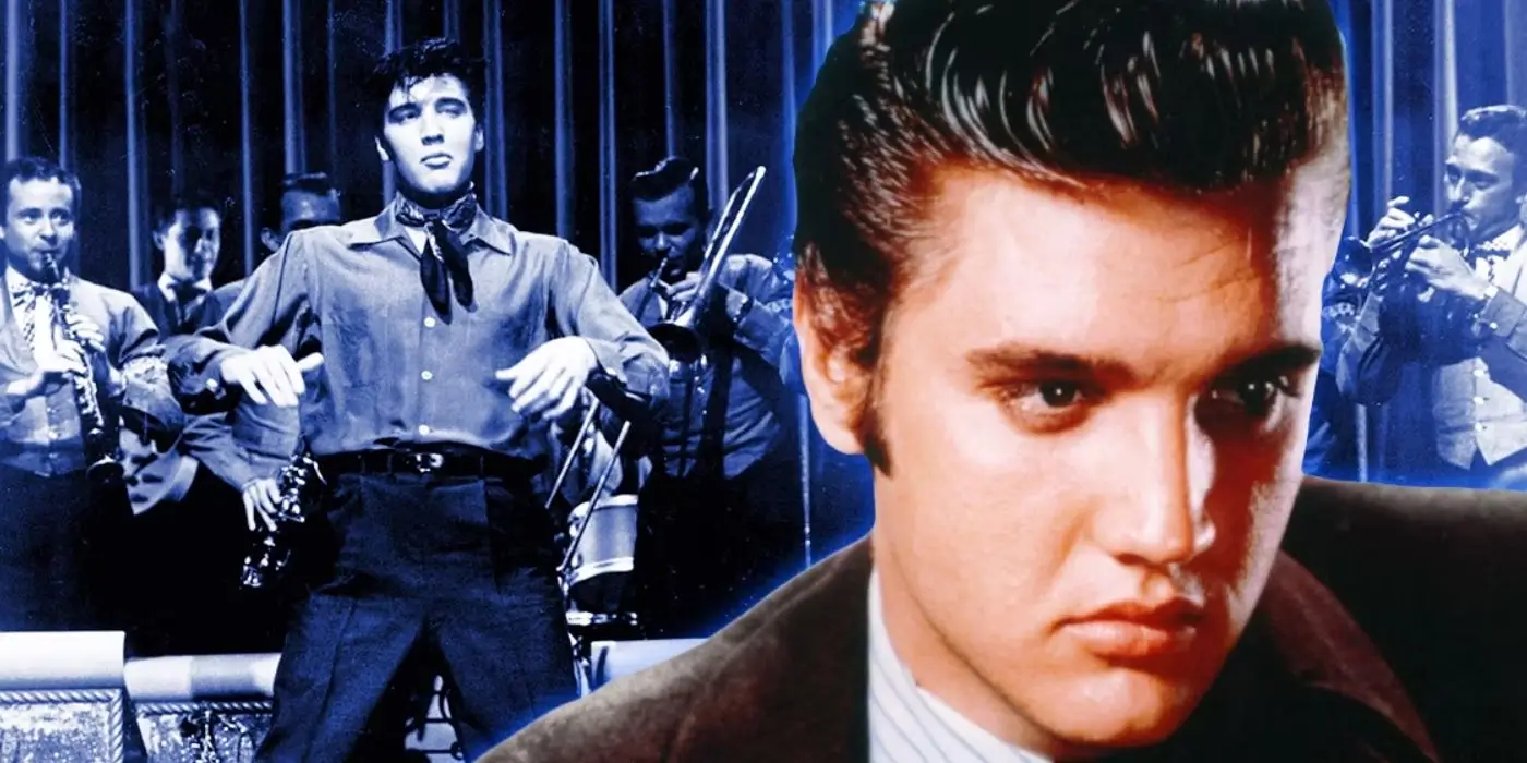 Elvis Presley chante sur scène