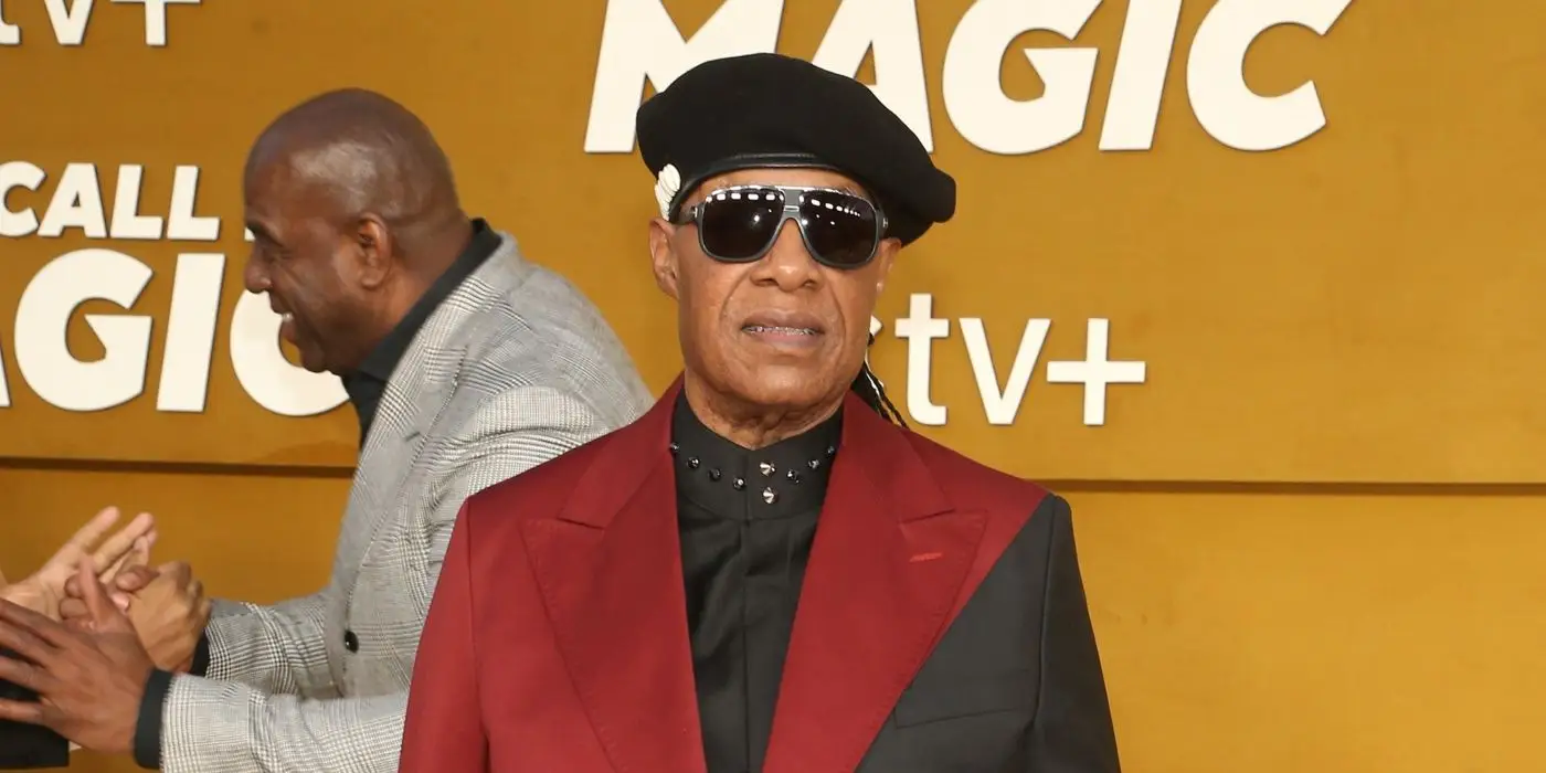 Stevie Wonder sur le tapis rouge