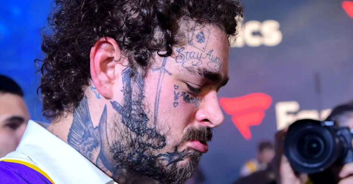 Post Malone en la fiesta del Super Bowl de Michael Rubins Fanatics en el Loews Miami Beach Hotel