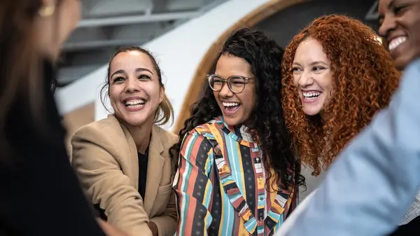 Women standing together 