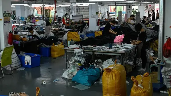A messy Shein factory