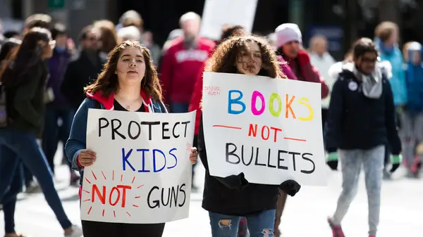 Gun violence protest