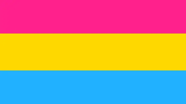 pink, yellow, blue horizontal stripes