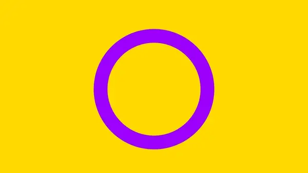 yellow flag purple circle