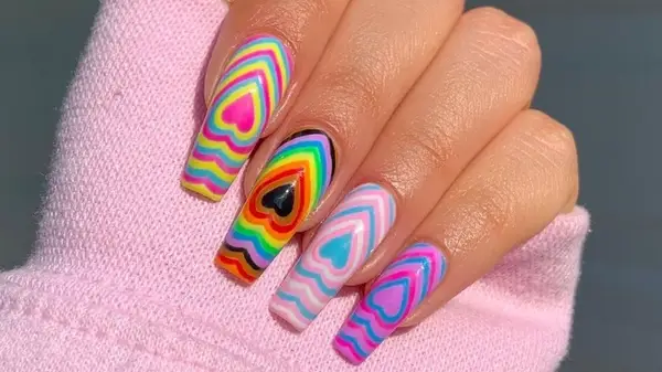 LGBTQ+ nails