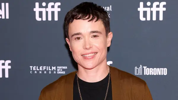 Elliot Page on the red carpet