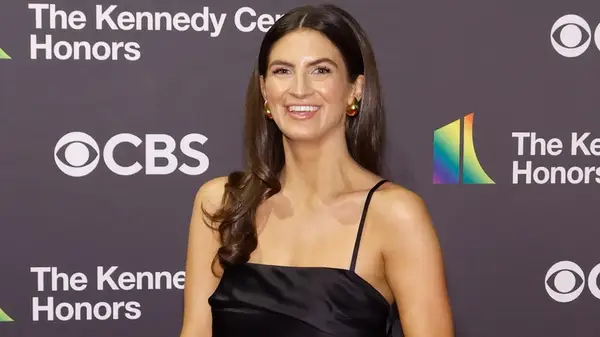 Kaitlan Collins on the red carpet in 2024